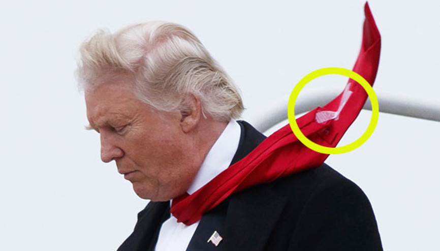 Trumpın kravatındaki detay tartışma yarattı