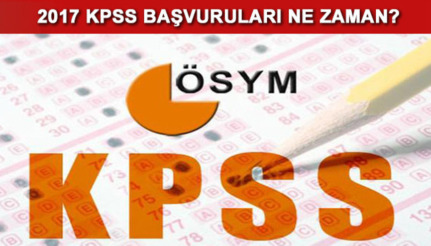 KPSS başvuruları için sayılı gün kaldı- KPSS sınavı ne zaman