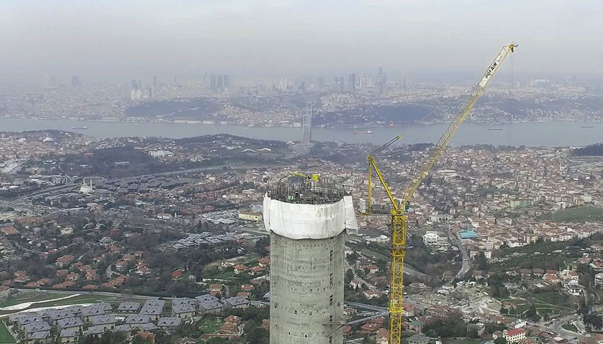 300 kişi gece gündüz çalışıyor 165 metre kaldı
