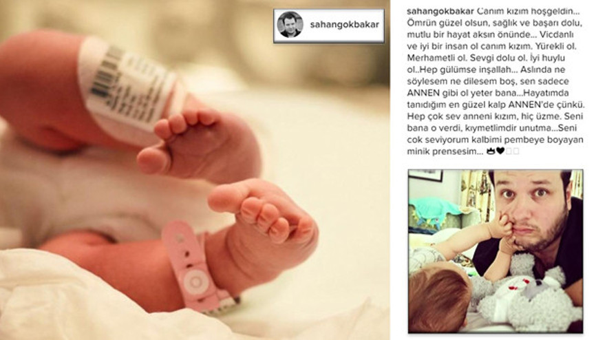 Şahan Gökbakar 2. kez baba oldu
