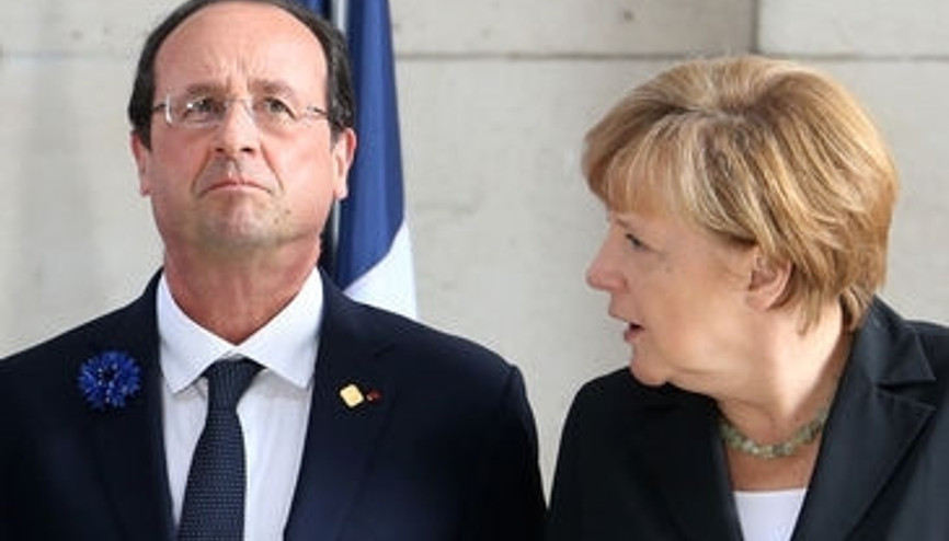 Hollande, Merkele destek çıktı