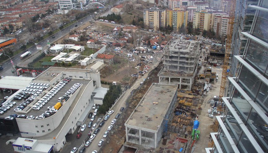 Çukurambar’a kuş bakışı