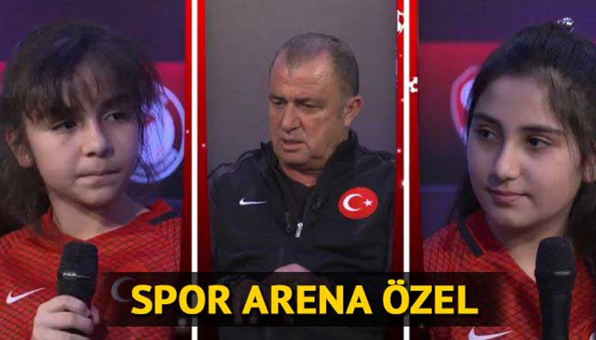 Fatih Terim ile milli takım çocuk kulübü üyelerinin güldüren sohbeti