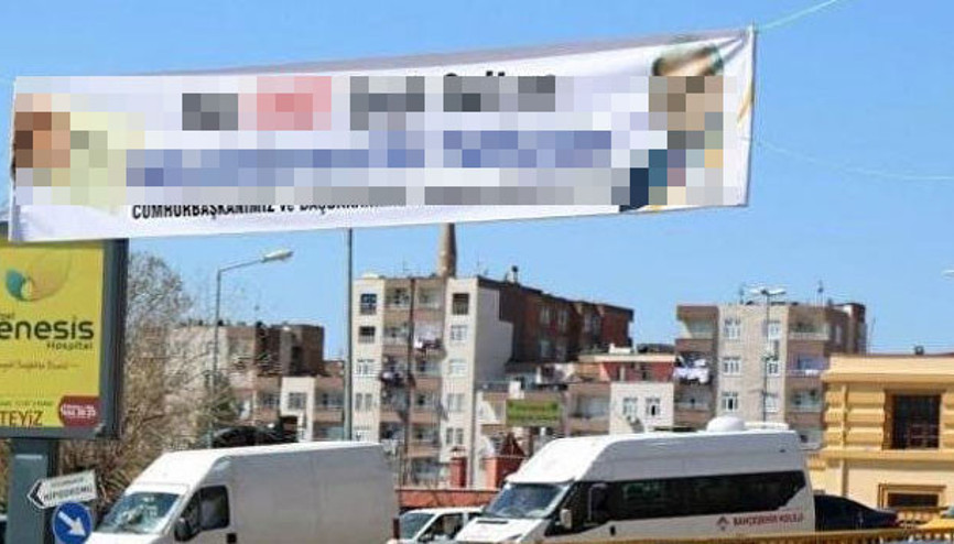 AK Partiden Şeyh Saitli pankarta açıklama