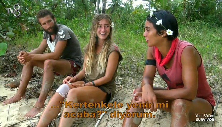 Survivor Sabriyenin açlıkla imtihanı: Kertenkele yenir mi acaba Survivor Sabriyenin açlıkla imtihanı: Kertenkele yenir mi acaba