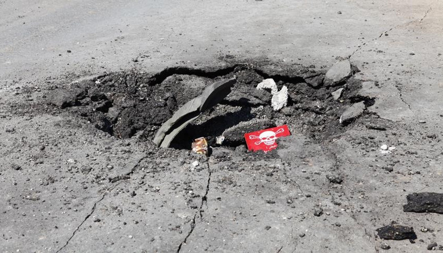 Katliam çukuru Kendisi küçük ama...