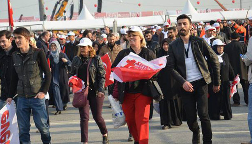 MHPnin Yenikapı mitingi için alana girişler başladı