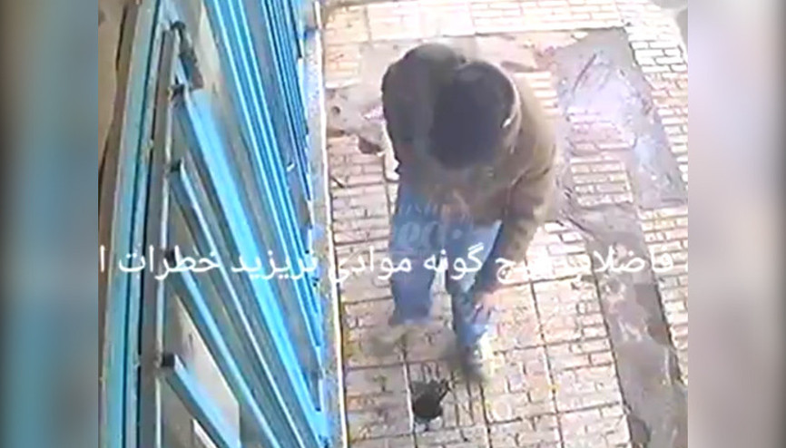 Deliğe sigara attı hayatının şokunu yaşadı