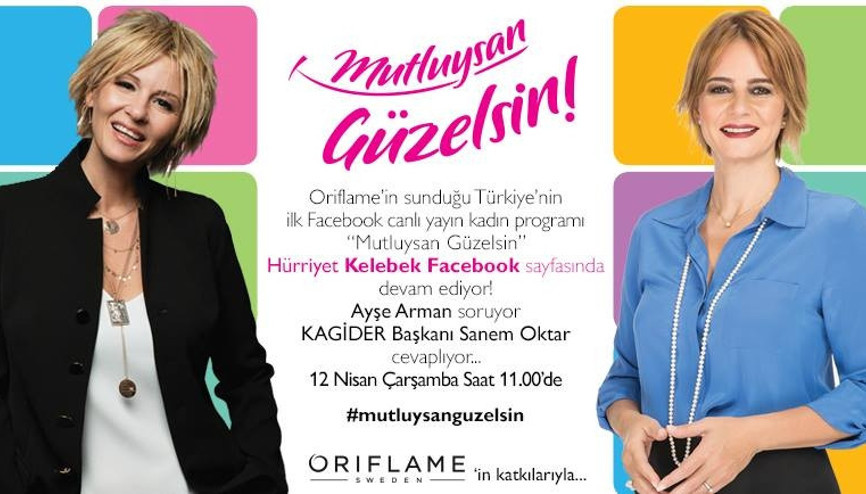 Ayşe Armanın canlı yayın konuğu Sanem Oktar #mutluysanguzelsin