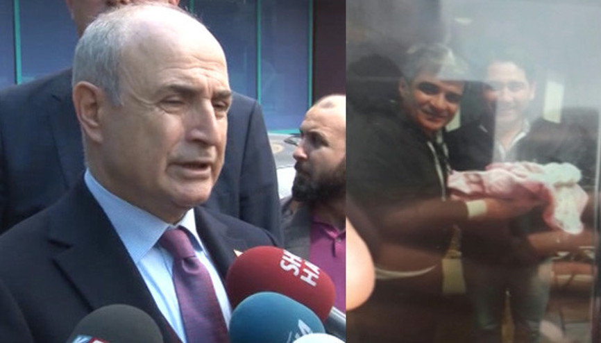 İbrahim Erkal için hastane önünde gözyaşı