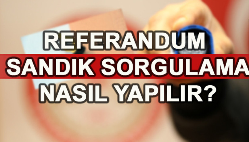 Nerede oy kullanacağım E- devlet YSK sandık sorgulama