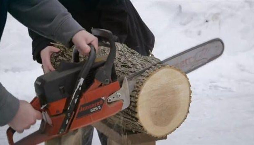 Sadece bir kütükten öyle bir şey yaptı ki...