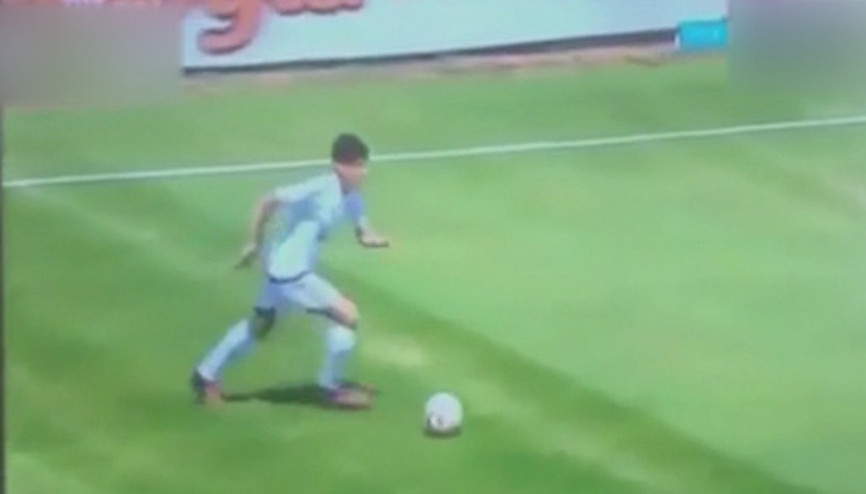 Futbolcunun talihsiz anı