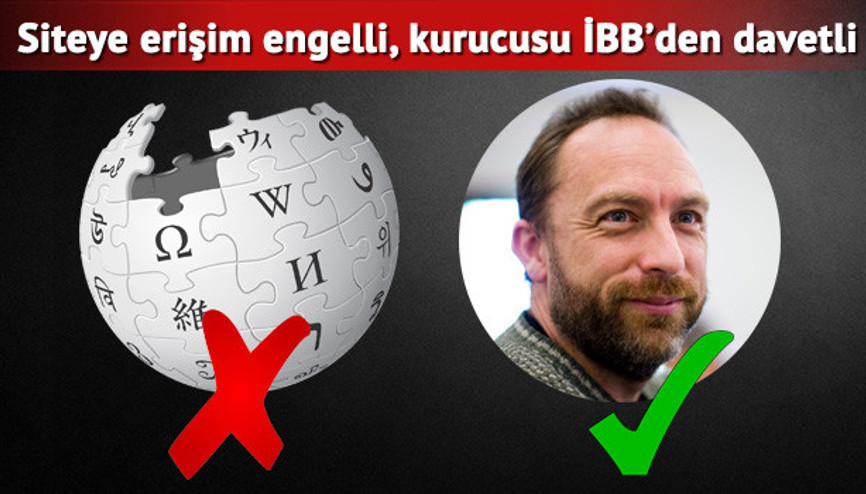 Wikipediaya erişim engeli sürüyor, kurucusu İBB davetiyle geliyor