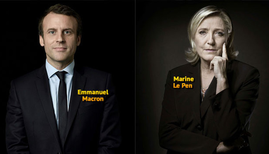 Macron seçime yüzde 62 destekle giriyor