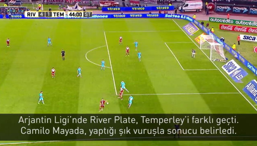 Mayada bitirdi, River Plate dörtledi
