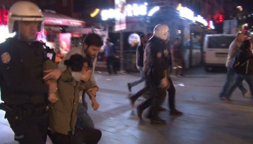 Ankarada hareketli dakikalar... Polis müdahale etti