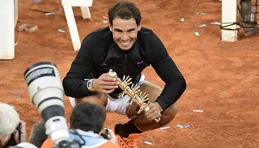 Nadal, Madridde 5. kez kupayı kaldırdı