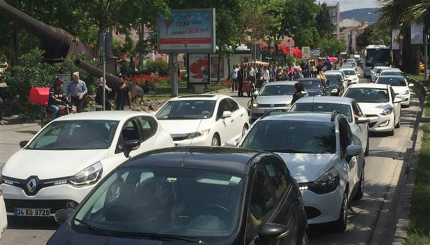 Tatilciler dönüş yolunda