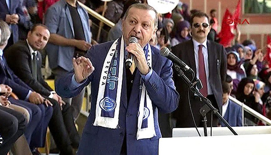 Erdoğan: Bakana talimatı verdim, Arena isimlerini stadyumlardan kaldıracağız