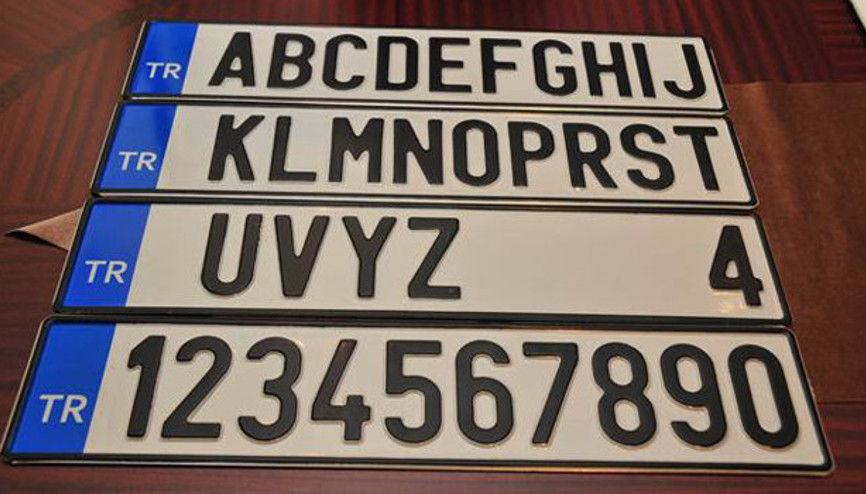 Standart dışı plakalar ağır kusur sayılacak