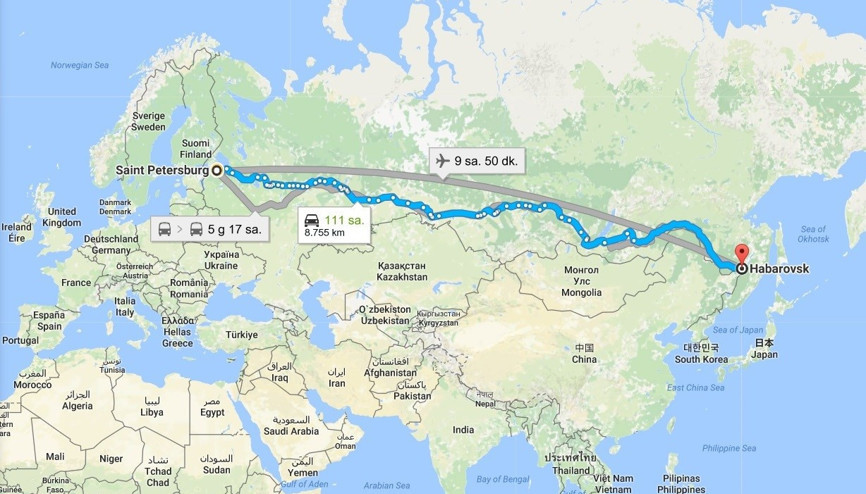 Uçakla 10 saatlik deplasman