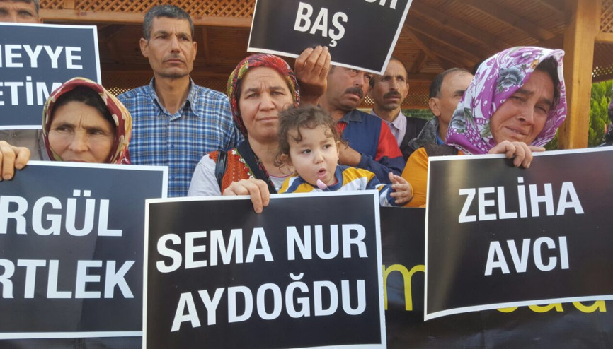 Aladağlı aileler adliyeye yürüdü