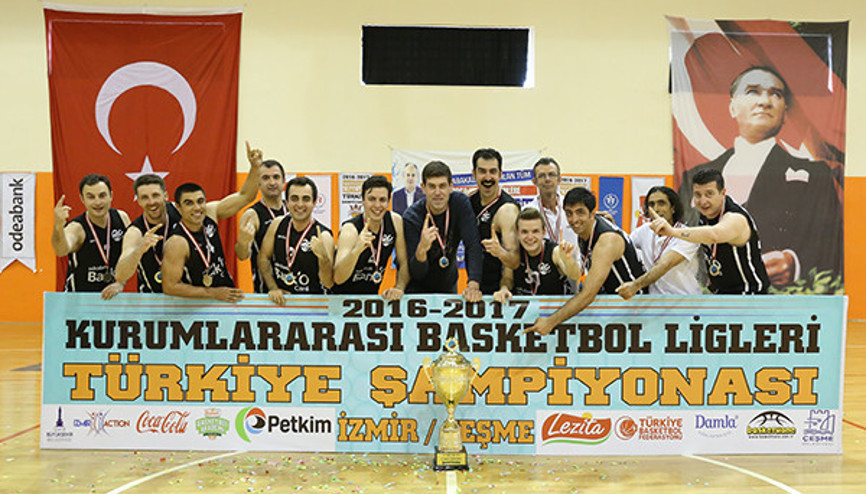 Kurumlar Arası Basketbol Ligi’nde şampiyon Odeabank