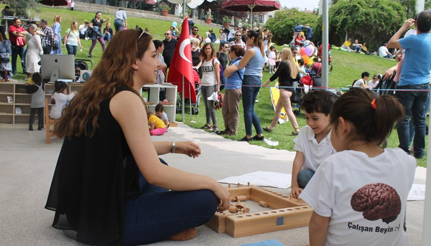 Karum’da Montessori açık sınıf etkinliği