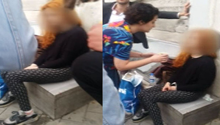 İstanbul’un göbeğinde genç kızın içler acısı hali