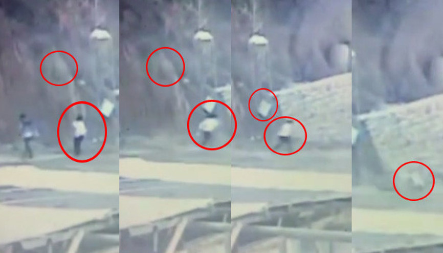 Kafasına kaya parçaları düşen üniversite öğrencisi öldü