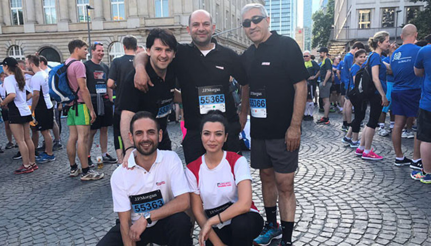 5 kişilik Hürriyet ekibi JP Morgen’da yarıştı