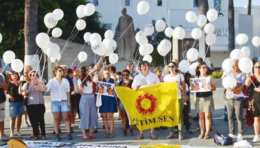 Gülmen ve Özakça için 100 balon