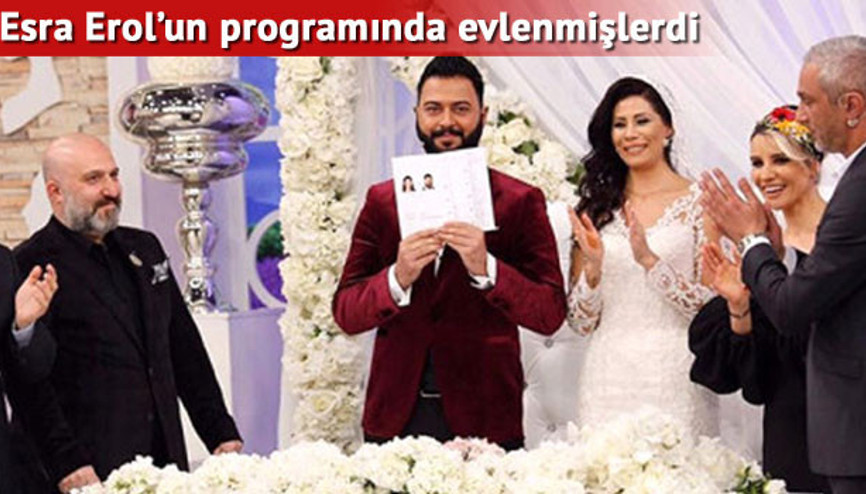 Esra Erolun programında evlenmişlerdi Berkenin yaptığı başvuru herkesi şoke etti