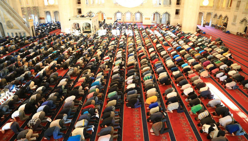 Kocatepe’de bayram namazı