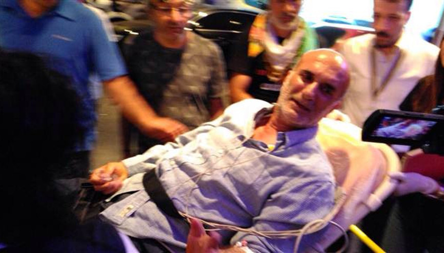 Adalet Yürüyüşünde hastaneye kaldırılan Tekin Bingöl taburcu edildi Adalet Yürüyüşünde hastaneye kaldırılan Tekin Bingöl taburcu edildi