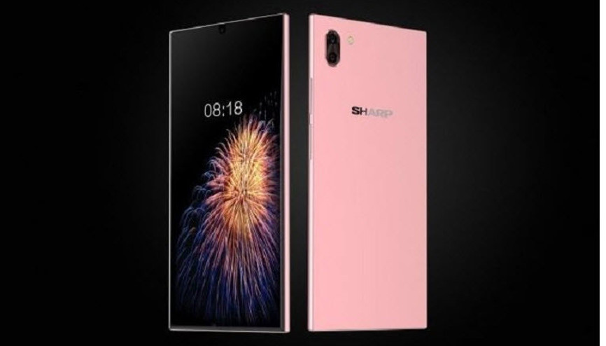 Sharptan yüzde 100 çerçevesiz telefon