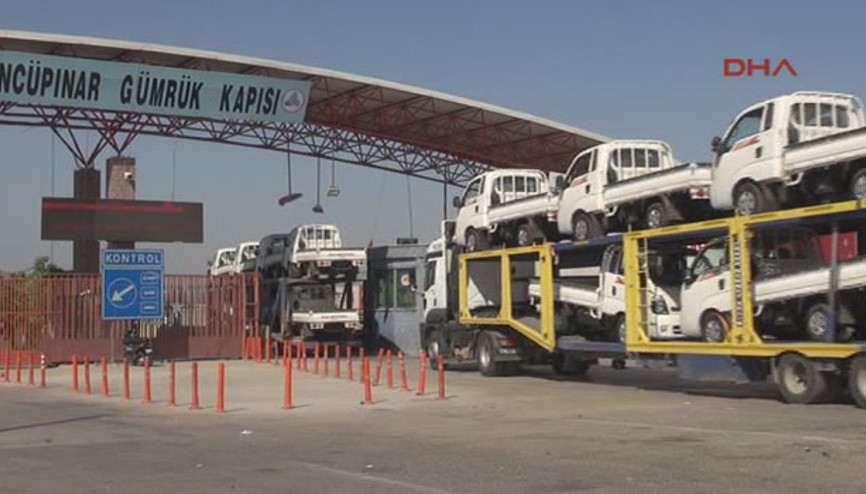 Özgür Suriye Ordusuna araç sevkiyatı