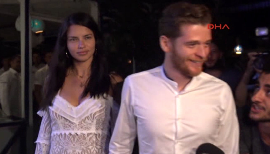 Metin Hara ile Adriana Lima  reklam aşkı sorularına böyle cevap verdi