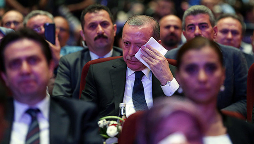 Beştepede tören Erdoğan gözyaşlarına boğuldu