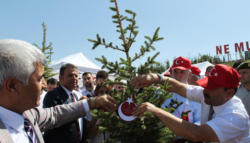 Şehitlerin adı ormanda yaşayacak