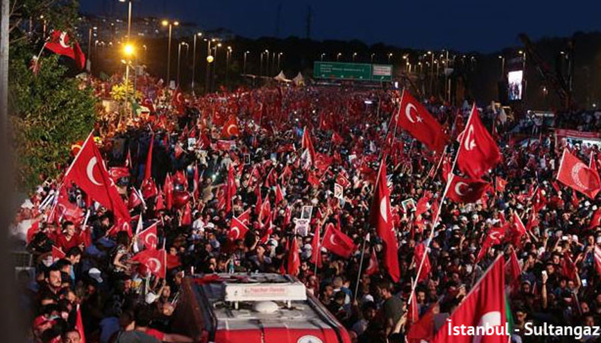Demokrasi nöbeti sona erdi