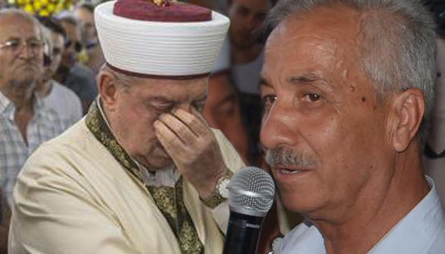Babadan duygusal veda... İmam da gözyaşı döktü