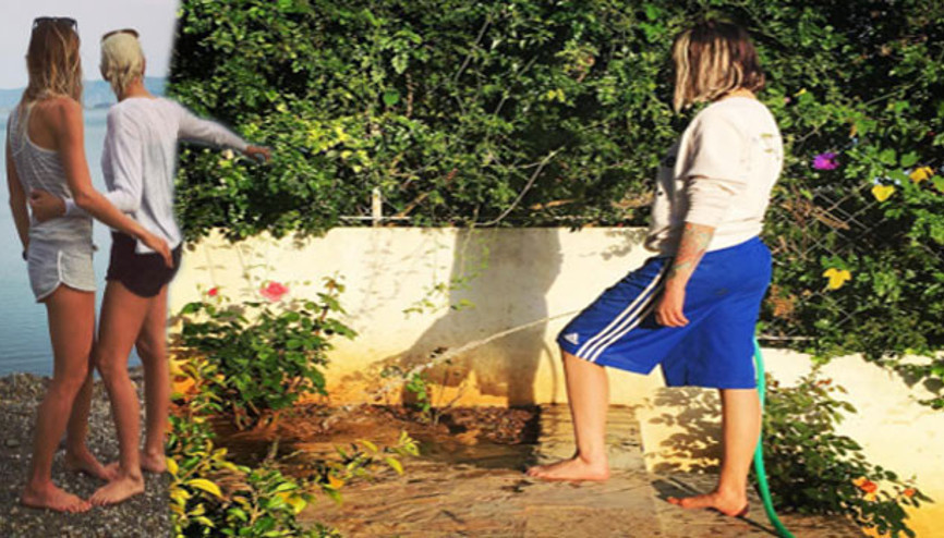 Survivor Berna köye yerleşti