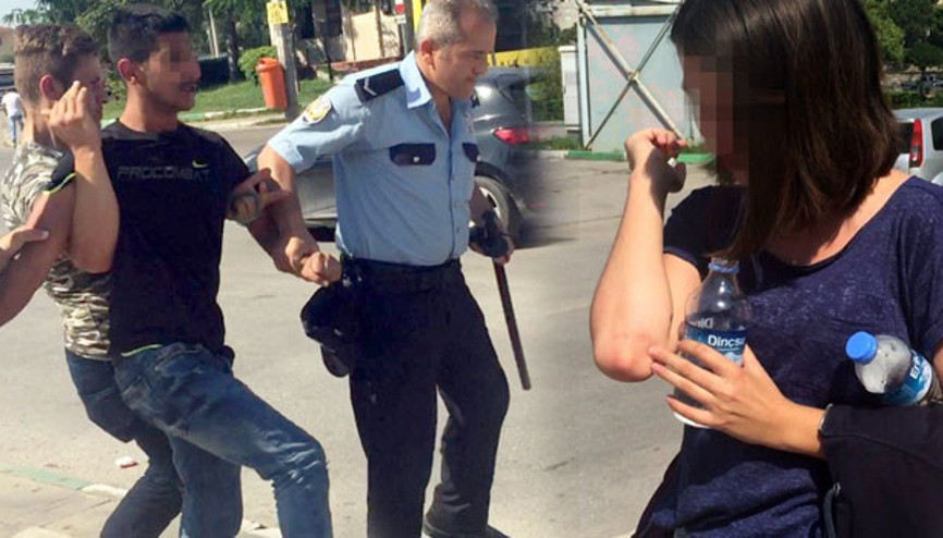 Genç kadının parkta dehşet dakikaları