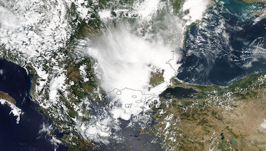 Fırtına Balkanlar’dan böyle geldi: ABD, 4 saat öncesinden gördü