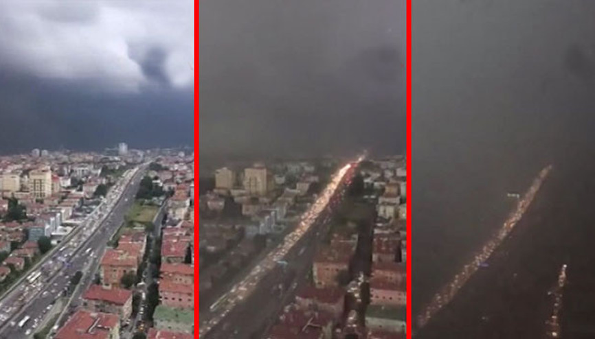 6 dakikada gündüz gece oldu