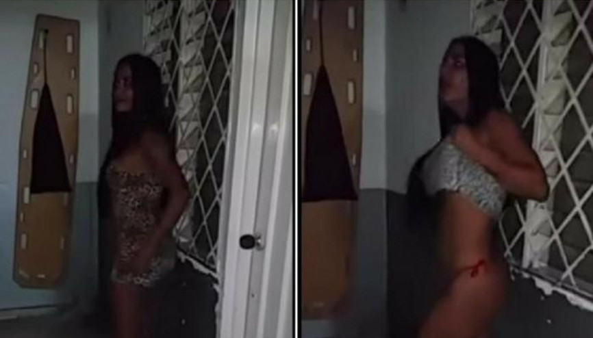 Kolombiyada polis skandalı Zorla striptiz yaptı