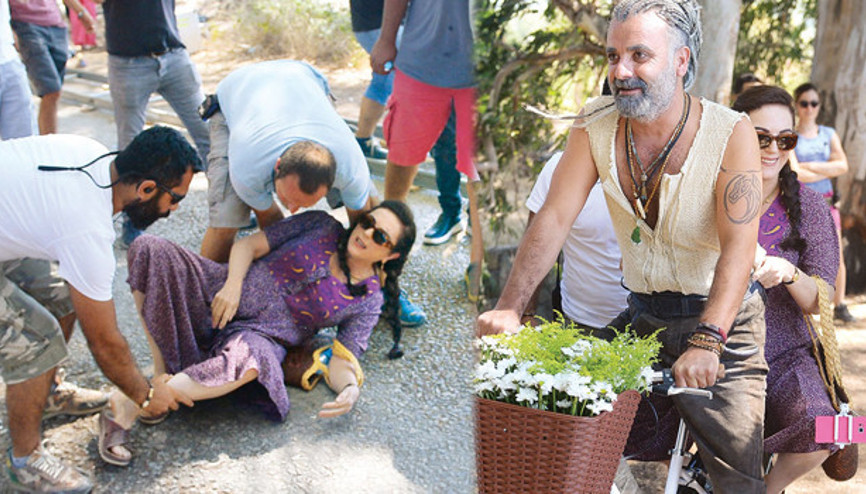 Son sahnede ayağı kırıldı