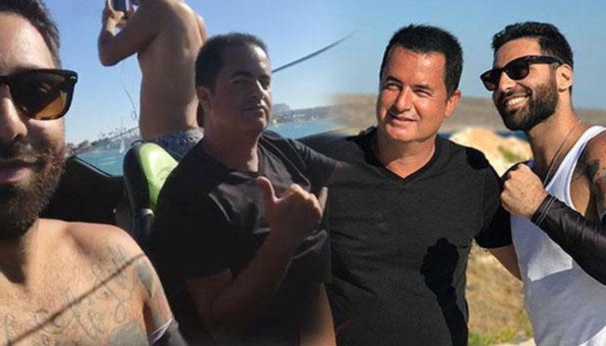 Eser West ile Acun Ilıcalı birlikte şarkı söyledi